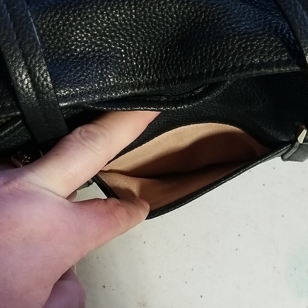 Kate Spade Midnight Black Pebbled Tote - Picture 8 of 15